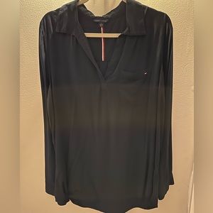 Tommy Hilfiger, Blouse, XL, NAVY